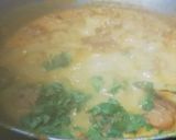 A picture of step 7 of Methi Pakoda Kadhi.