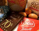 Une image de l'étape 1 de Gâteau chocolat spéculoos.