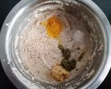 A picture of step 2 of Surti khata Vada / Desai Vada.