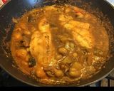 Une image de l'étape 4 de Filets de cabillaud à la ratatouille et champignons de Paris.