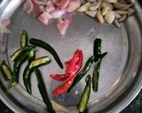 A picture of step 1 of Minit leaves (pudina)varta.
