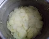 Hình bước làm 2 của món Snack khoai tây vị trứng muối
