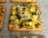 A picture of step 7 of Cheesy Sweet Corn Crackers.