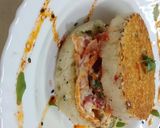 A picture of step 9 of Semolina mayo veggie dhokla sandwich.