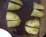 Foto del paso 1 de la receta: Papas rústicas en microondas 👌