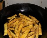 A picture of step 3 of Methi stick.