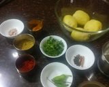 A picture of step 1 of Mathura ke Dubki valle Aloo Sabji.