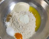 A picture of step 1 of Bafla Baati and Daal with Spinach.