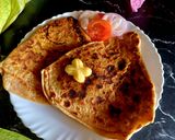 A picture of step 8 of Paneer Bhurji Paratha.