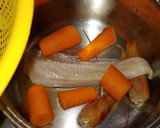 Foto del paso 1 de la receta: Arròs melos con bacallà, lechona i Gambón