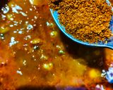 A picture of step 5 of Shahi Chhole Bhature prepared with garam masala.