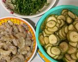 Hình bước làm 2 của món Canh Chuối Xanh Nấu Tôm Tươi