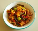 Foto langkah ke 6 dari resep Tumis Cumi Asin Petai.