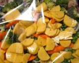 Szűzpecsenye zöldségekkel sütőzacskóban recept fázis 2 fotója