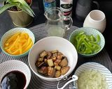 صورة لخطوة 1 من وصفة حمسة الباذنجان بدبس الرمانEggplant with pomegranate molasses