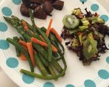 Foto del paso 4 de la receta: Verduras salteadas con carne de res y ensalada