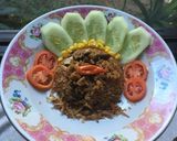 Foto langkah ke 4 dari resep Nasi Goreng Teriyaki.