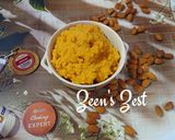 A picture of step 5 of Badam Halwa.