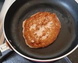 A picture of step 2 of Eggless Barley Pancake.