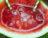 A picture of step 4 of Watermelon cooler.
