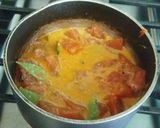 A picture of step 3 of Sweet Pachadi with ripe mango and jaggery.