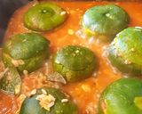 Foto del paso 6 de la receta: Zapallitos verdes rellenos