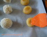 Foto del paso 10 de la receta: Panellets de piñones, coco, azúcar y naranja confitada