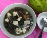 Hình bước làm 4 của món Canh chay rong biển đậu hủ