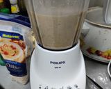 รูปขั้นตอนการทำที่ 3 ของ มะม่วงปั่น นมเต้าหู้โอ๊ตมีลช็อคชิพ | Mango Smoothie Oat Soymilk