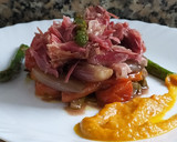 Foto del paso 4 de la receta: Timbal de verduras y lacón asado