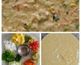 A picture of step 2 of Vegetables mini dal handvo.