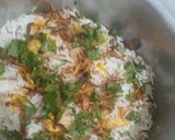 A picture of step 7 of Egg biryani.