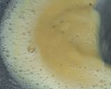 A picture of step 2 of Moong Dal Halwa.