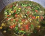 A picture of step 3 of Vegetable Soup.