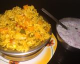 A picture of step 5 of Vegetable biryani.