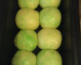 Foto langkah ke 9 dari resep Roti pandan isi coklat kacang.