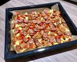 Kolbászos csirkemell sütőben recept fázis 3 fotója