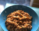 Foto del paso 6 de la receta: Arroz con habichuelas blancas, guisantes y mojo picón🍚