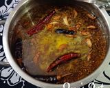 A picture of step 4 of Sarson Ka Saag.