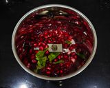 A picture of step 2 of Pomegranate Granita.