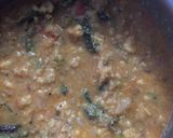 A picture of step 5 of Vada curry#fatherDad’s favourite recipe.