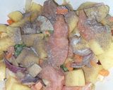 Szaftos zöldséges pulyka recept fázis 1 fotója