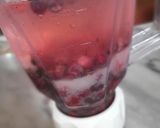 A picture of step 3 of Fresh Falsa Juice!💜.