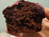 Muffins súper chocolatosos de remolacha y yogurt