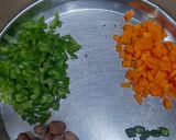 A picture of step 2 of Jain Whole Ragi and Rawa Upma.
