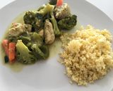 Foto del paso 6 de la receta Pollo al curry con verduras y mijo