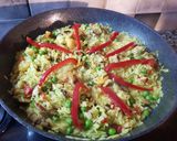Foto del paso 4 de la receta: Paella de Mariscos y Hongos Shiitake
