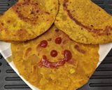 मिक्स पिठाचा पराठा (mix pith paratha recipe in marathi) रेसिपी स्टेप 3 फोटो