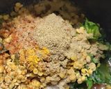 A picture of step 3 of Sindhi Style Spinach Dal Bhaji.