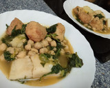 Foto del paso 7 de la receta: Garbanzos con bacalao🍜